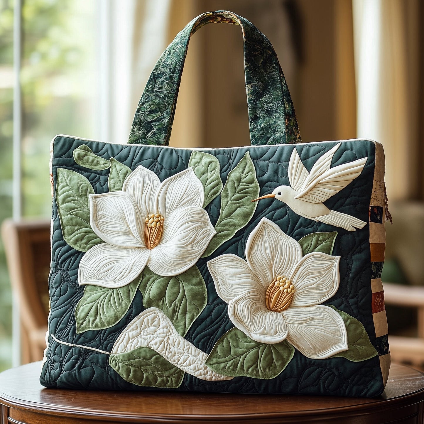 Petal Flight Quilted Tote Bag GFTONL6706