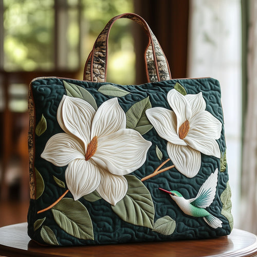 Flutter Bloom Quilted Tote Bag GFTONL6708