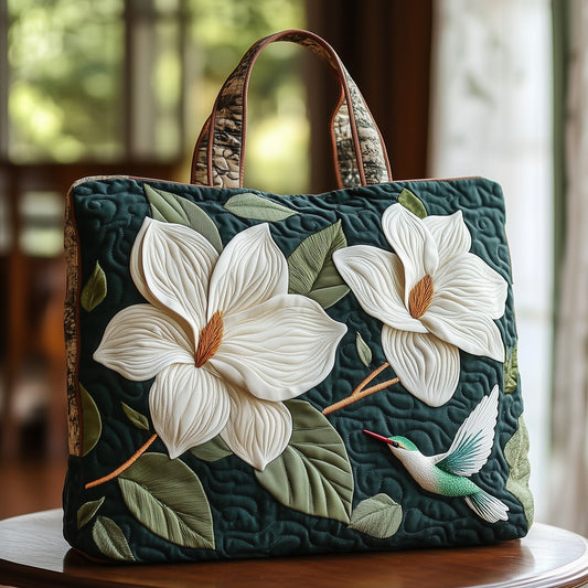 Flutter Bloom Quilted Tote Bag GFTONL6708