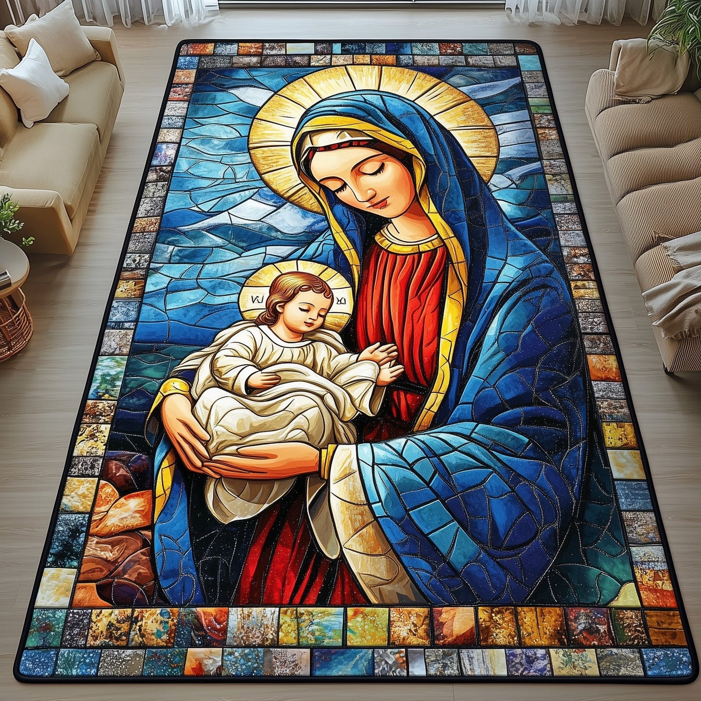 Divine Mother Runner Rug GFTONL6716