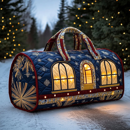 Cheerful Holiday Quilted Duffle Bag GFTONL6724