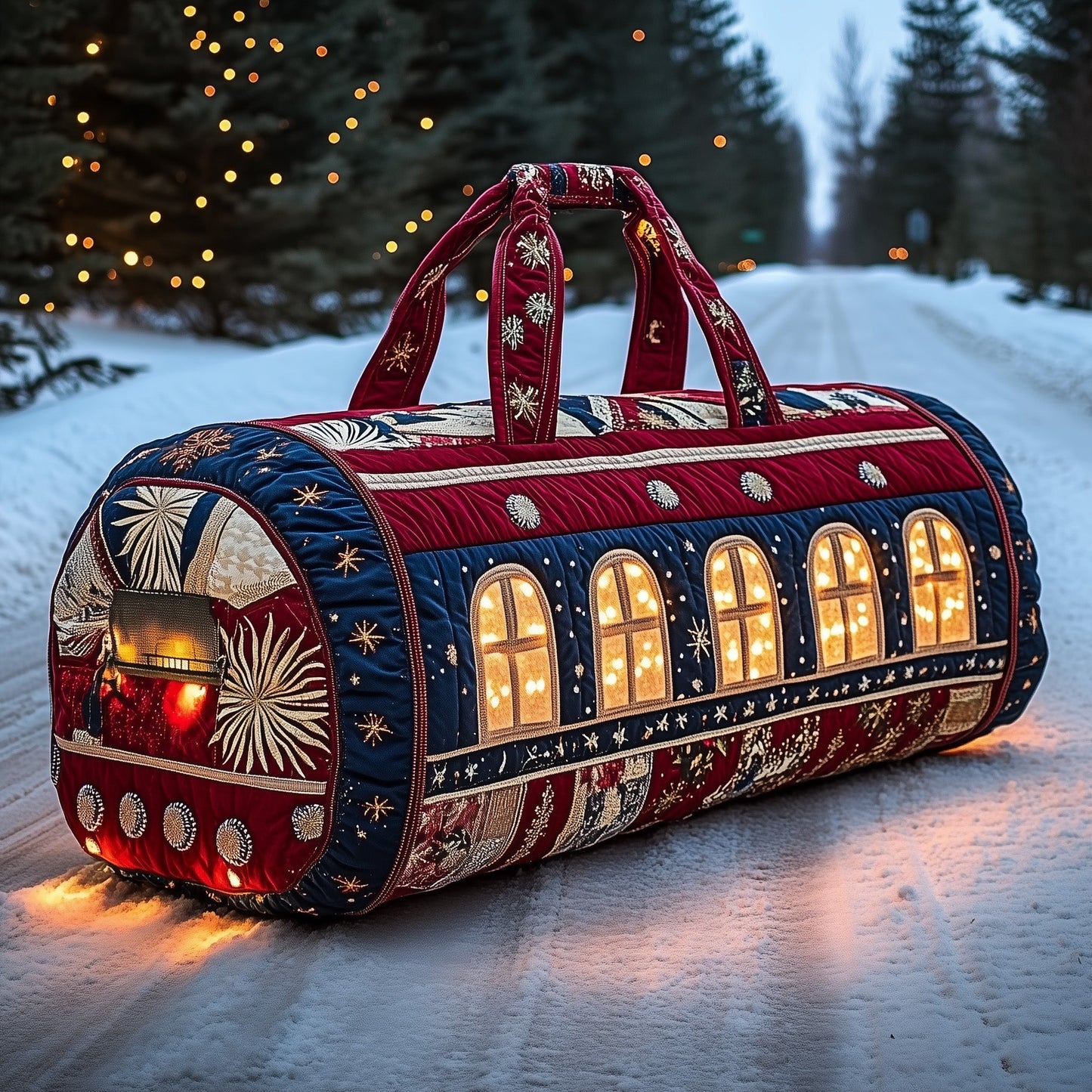 Joyful Express Quilted Duffle Bag GFTONL6728