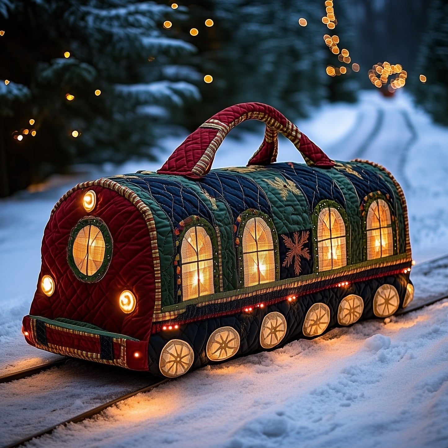 Holiday Express Quilted Duffle Bag GFTONL6732