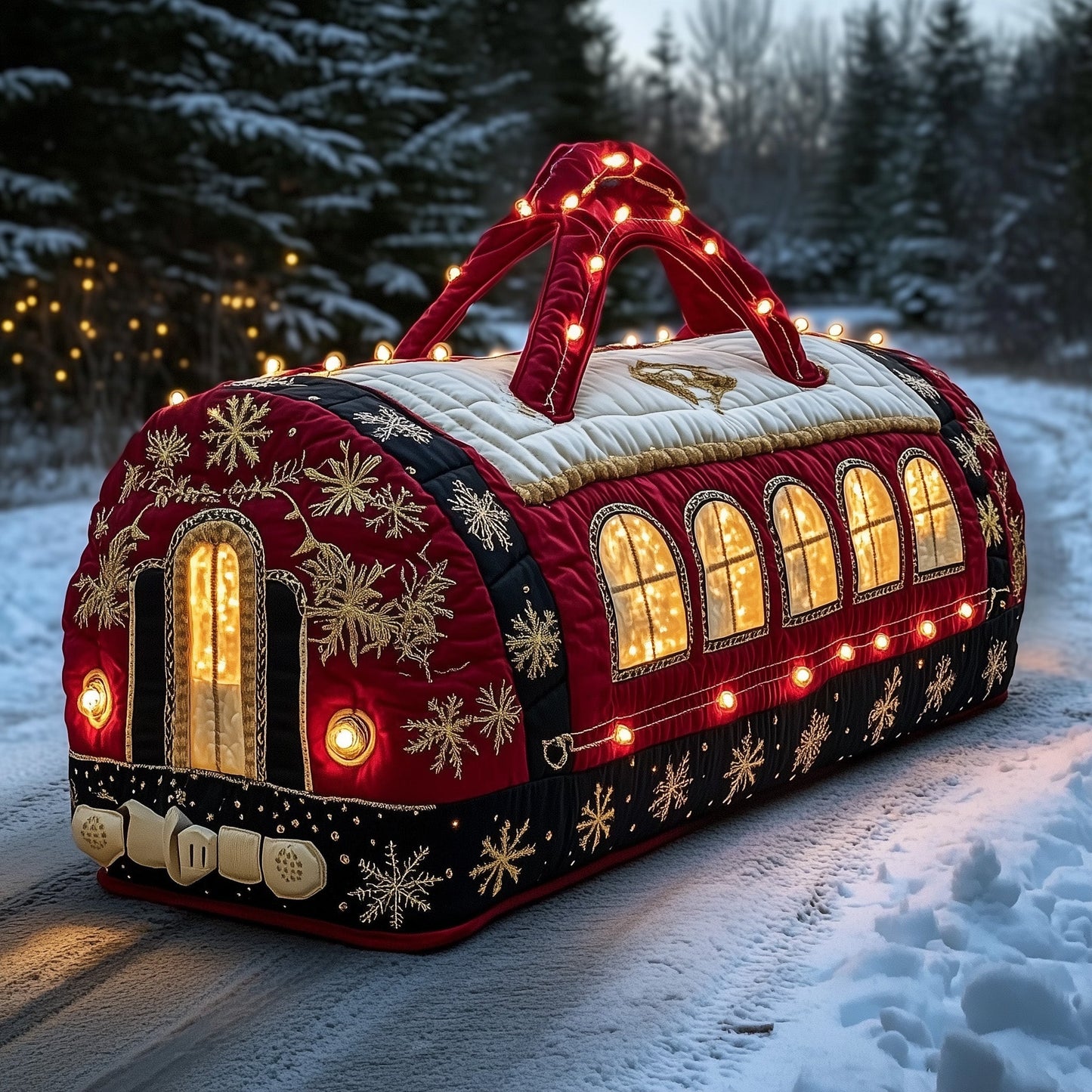 Joyful Express Quilted Duffle Bag GFTONL6733