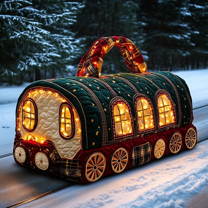 Joyful Train Quilted Duffle Bag GFTONL6737