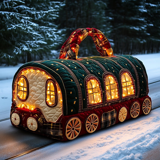 Joyful Train Quilted Duffle Bag GFTONL6737