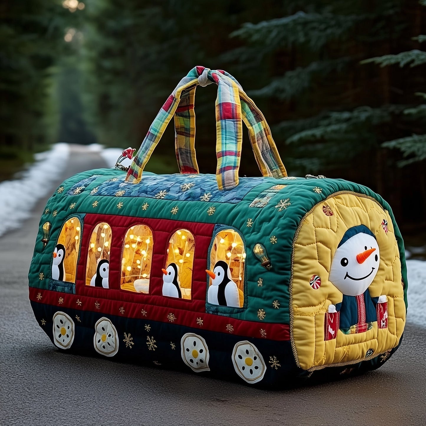 Joyful Christmas Quilted Duffle Bag GFTONL6740
