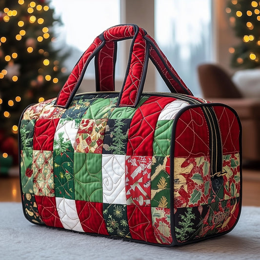 Festive Vibe Quilted Duffle Bag GFTONL6748