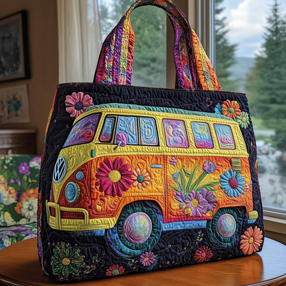 Hippie Vibe Quilted Tote Bag GFTONL6790