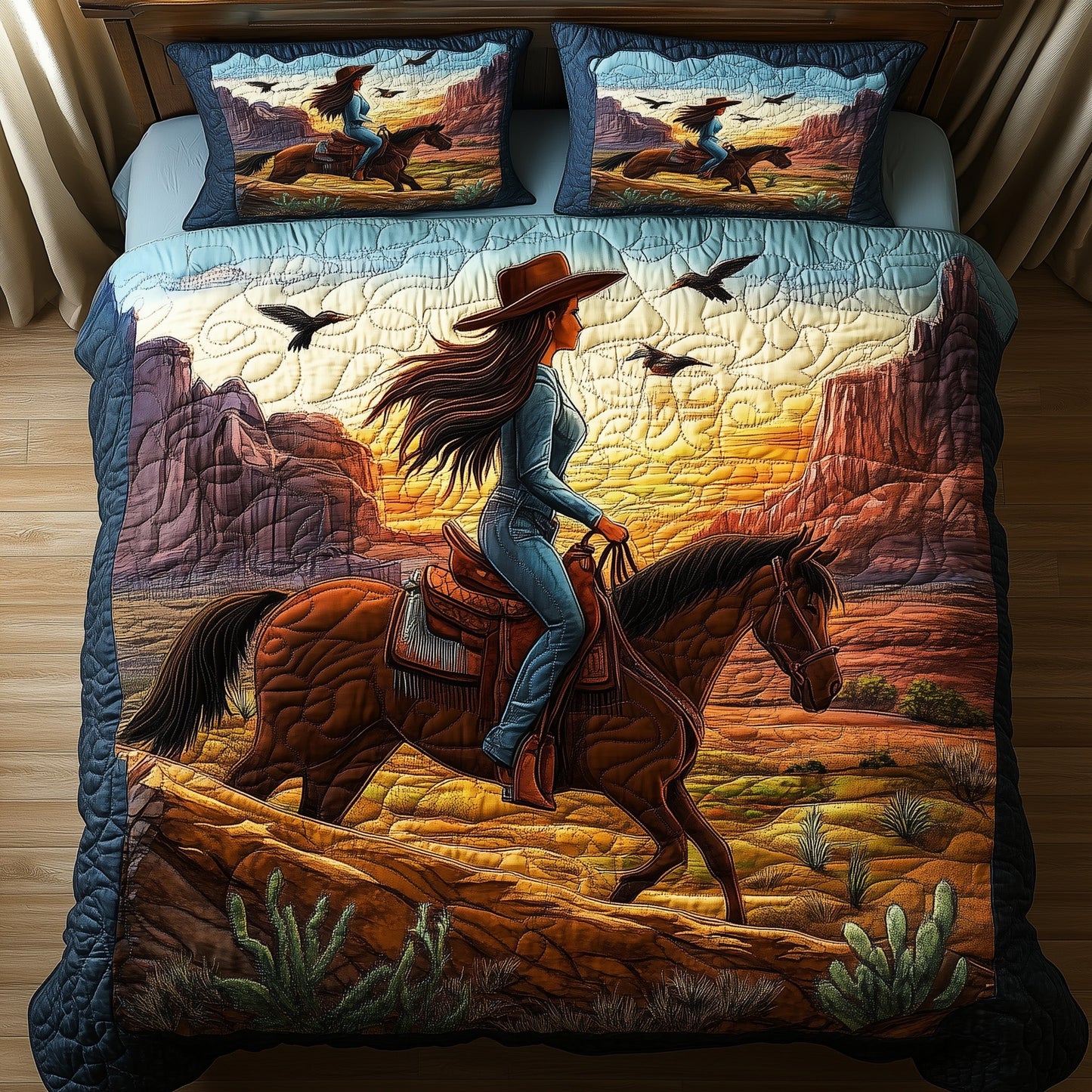 Sunset Wrangler Duvet Cover Set GFTONL6794