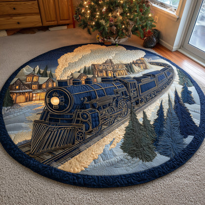 Vintage Train Quilted Round Mat GFTONL6847