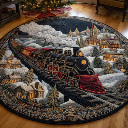 Vintage Train Quilted Round Mat GFTONL6851