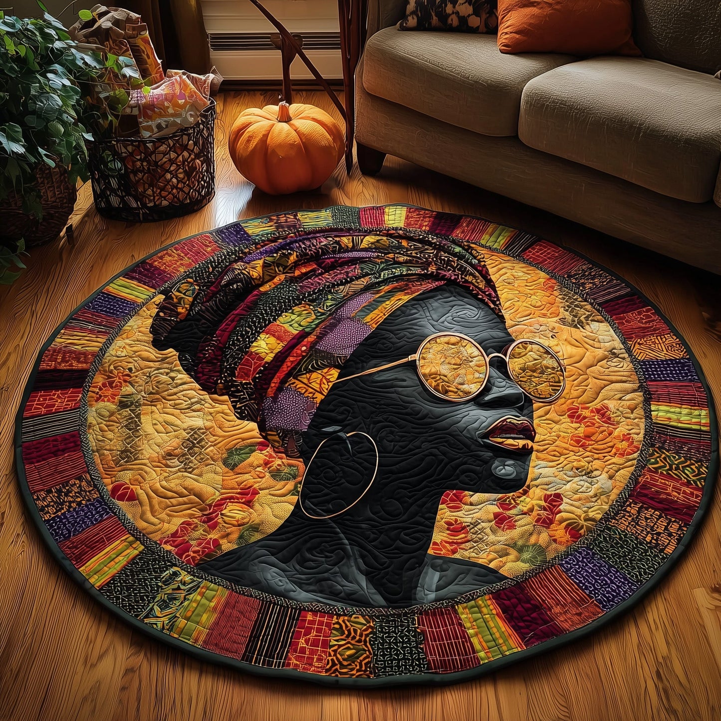 Sacred Origins Quilted Round Mat GFTONL6853