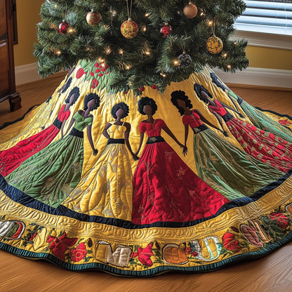 Divine Roots Quilted Tree Skirt GFTONL6869