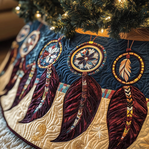 Tribal Soul Dreamcatcher Quilted Tree Skirt GFTONL6881