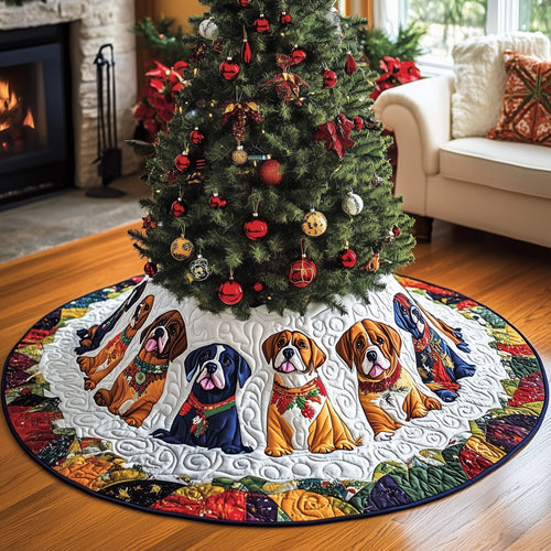 Boxer Quilted Tree Skirt GFTONL6899