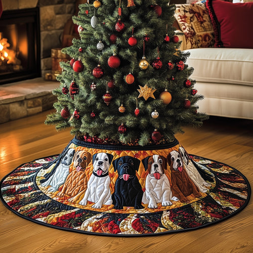 Boxer Quilted Tree Skirt GFTONL6900