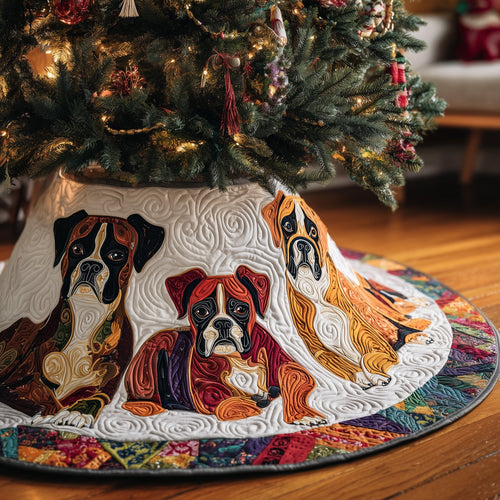 Boxer Quilted Tree Skirt GFTONL6901