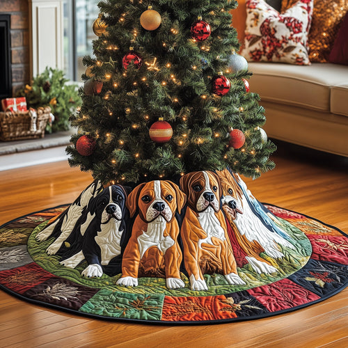 Boxer Quilted Tree Skirt GFTONL6905