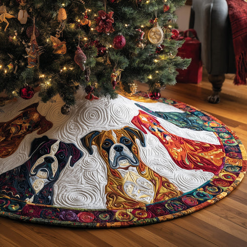 Boxer Quilted Tree Skirt GFTONL6906