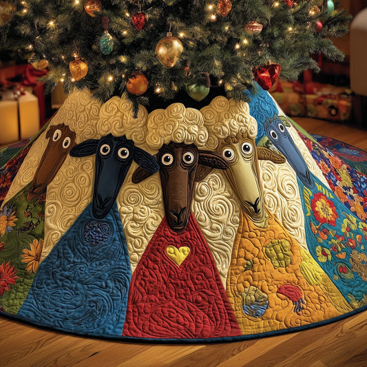 Sheep Heaven Quilted Tree Skirt GFTONL6912