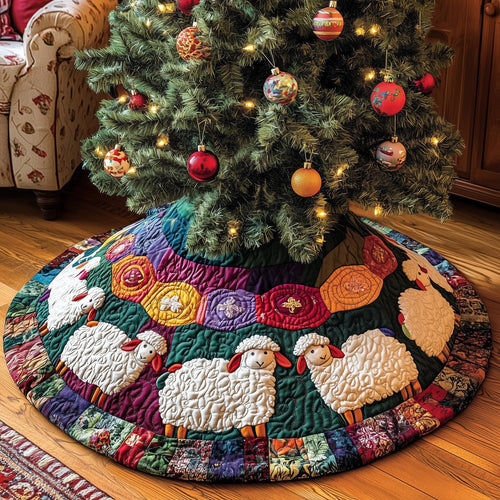 Sheep Heaven Quilted Tree Skirt GFTONL6917