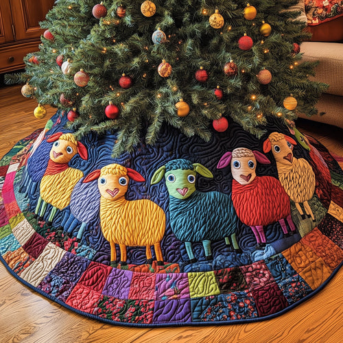 Sheep Heaven Quilted Tree Skirt GFTONL6919
