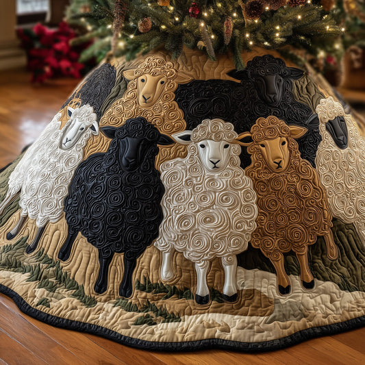 Sheep Heaven Quilted Tree Skirt GFTONL6921