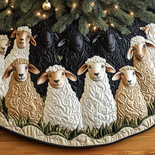 Sheep Heaven Quilted Tree Skirt GFTONL6922