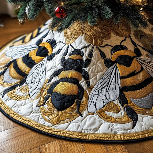 Bumble Bee Quilted Tree Skirt GFTONL6923