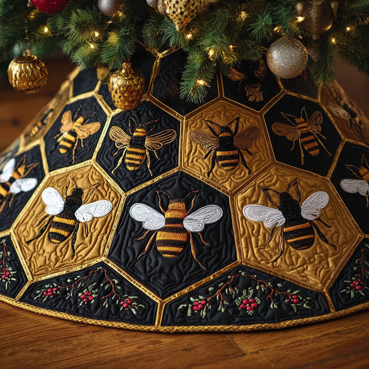 Beehive Quilted Tree Skirt GFTONL6926
