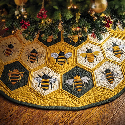 Beehive Quilted Tree Skirt GFTONL6927
