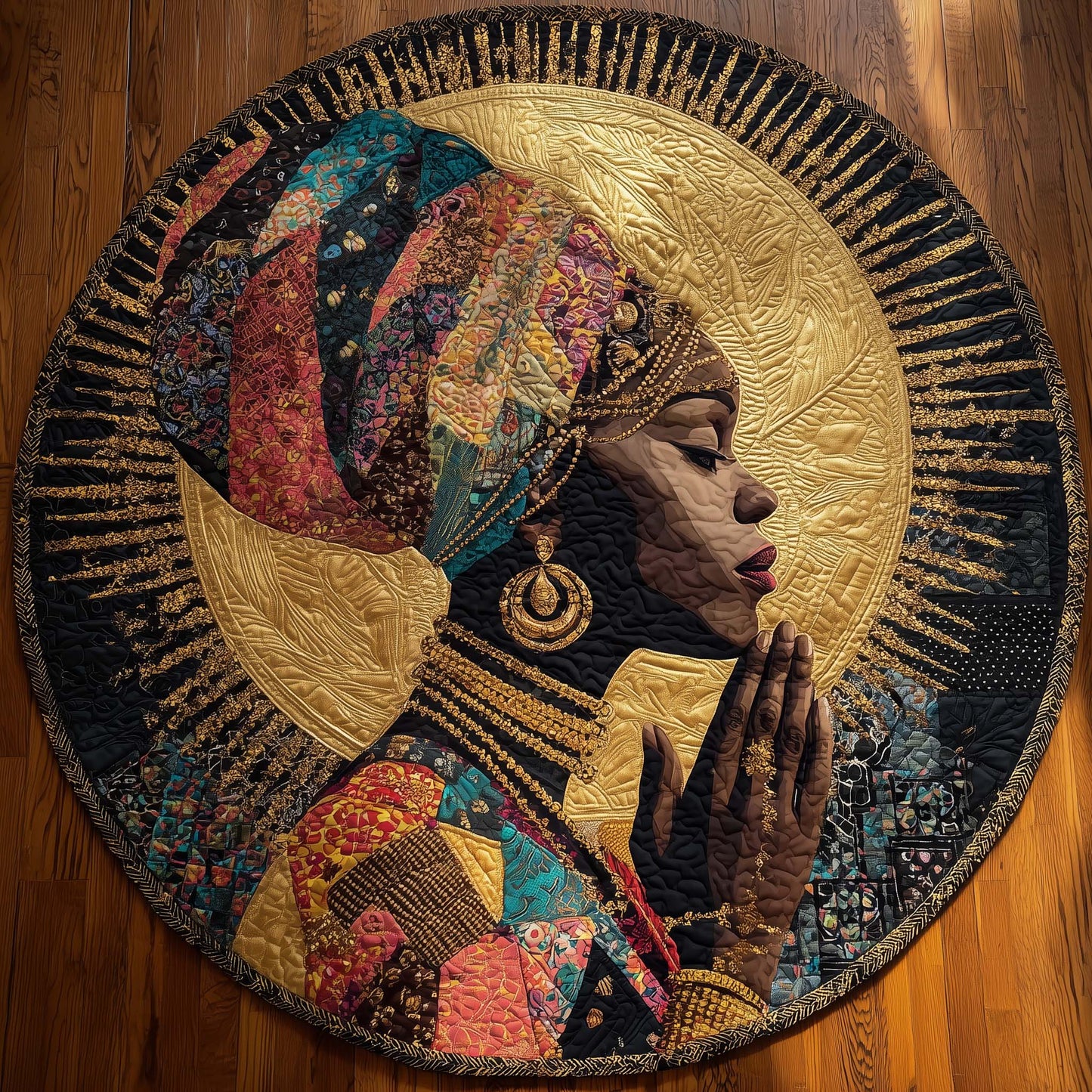 Queen Of Heritage Quilted Round Mat GFTONL6973