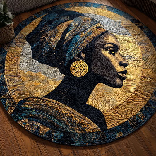 Roots Reclaimed Quilted Round Mat GFTONL6974