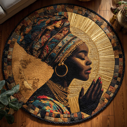 Queen Of Heritage Quilted Round Mat GFTONL6977