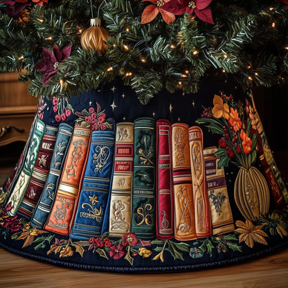 Bookworm Quilted Tree Skirt GFTONL6982