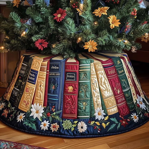 Bookworm Quilted Tree Skirt GFTONL6983
