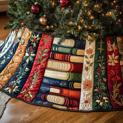 Bookworm Quilted Tree Skirt GFTONL6984