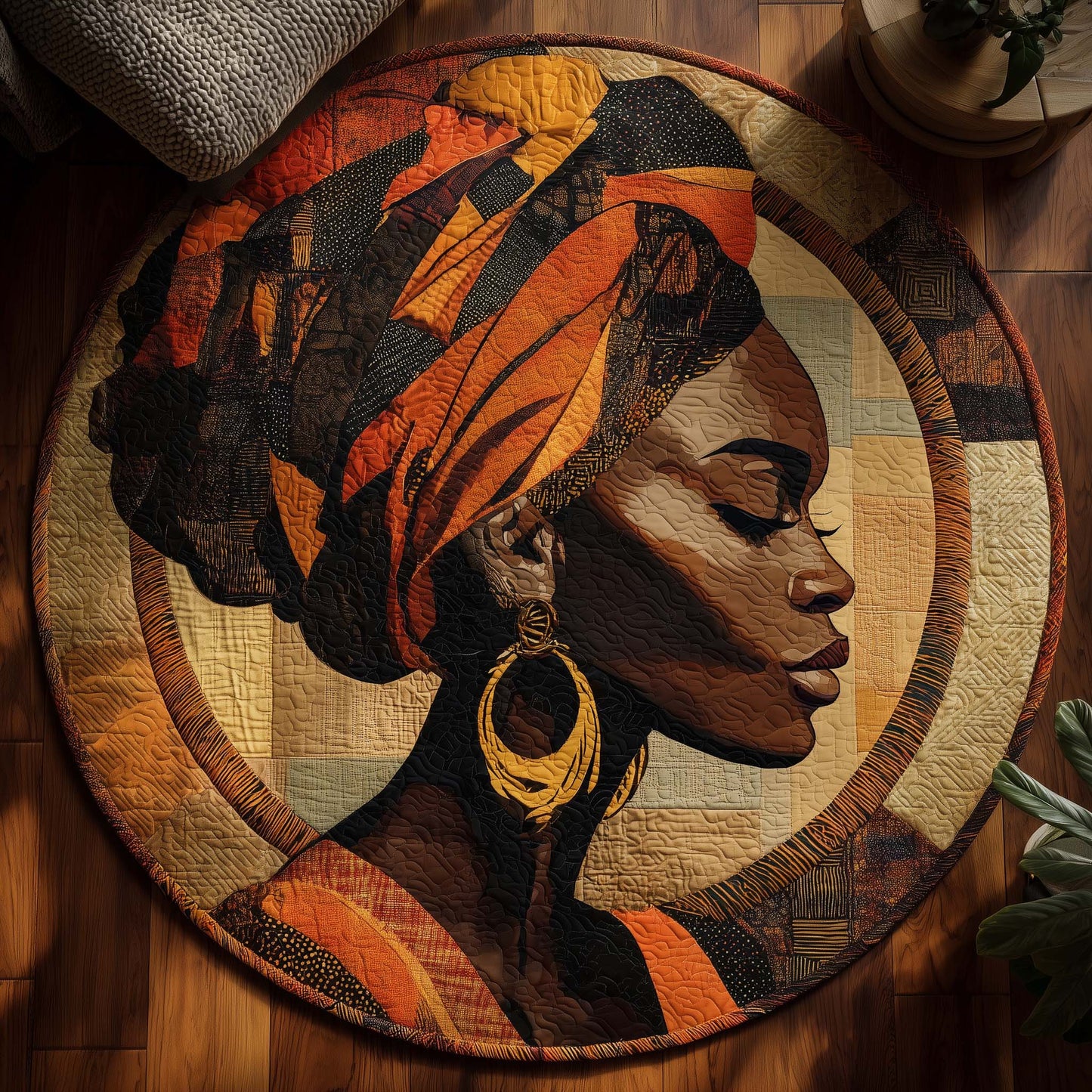 Queen Of Heritage Quilted Round Mat GFTONL6990