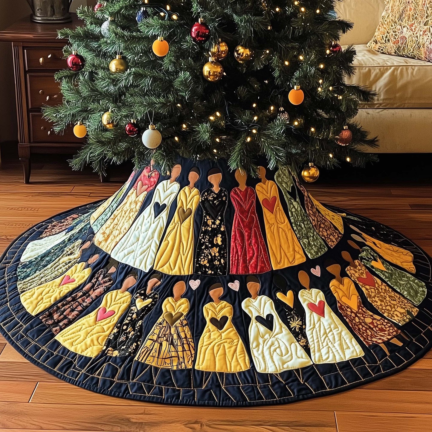 Devine Legacy Roots Quilted Tree Skirt GFTONL7011