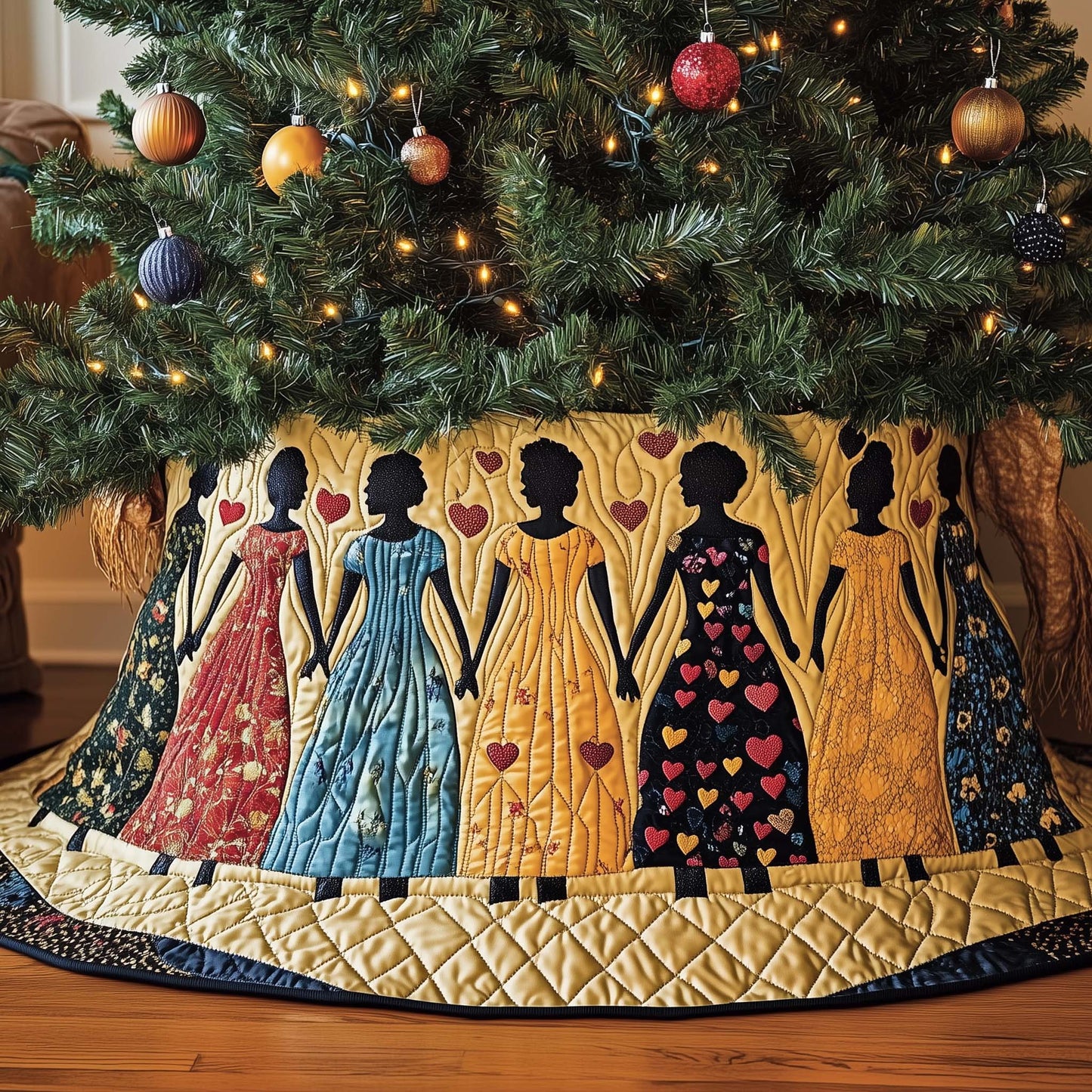 Devine Legacy Roots Quilted Tree Skirt GFTONL7014