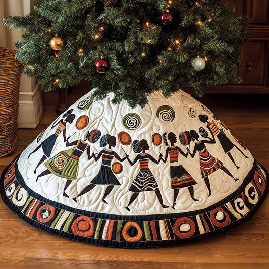 Legacy Tribal Dancing Quilted Tree Skirt GFTONL7023