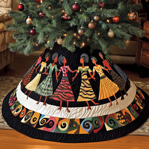 Legacy Tribal Dancing Quilted Tree Skirt GFTONL7024