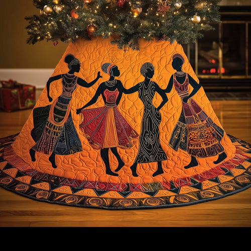 Legacy Tribal Dancing Quilted Tree Skirt GFTONL7026
