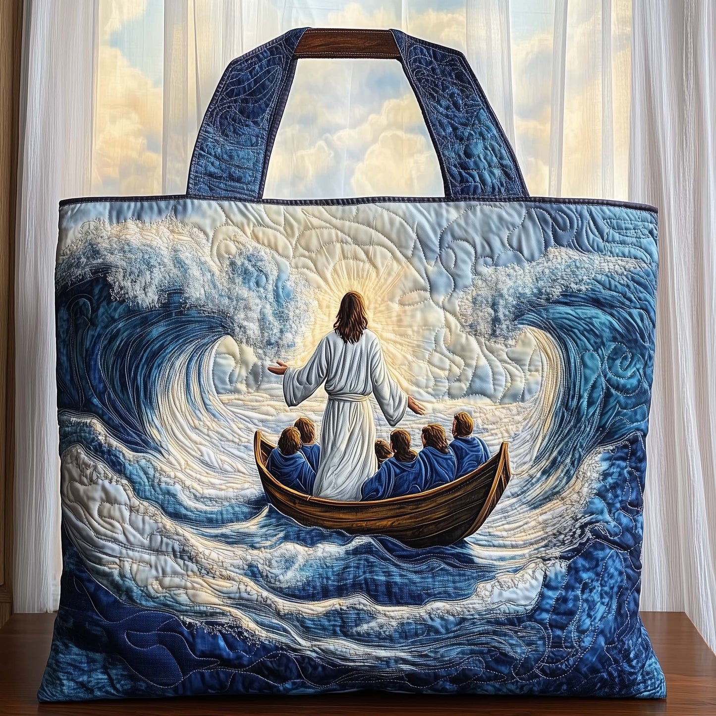 Walking On Water Quilted Tote Bag GFTONL7050