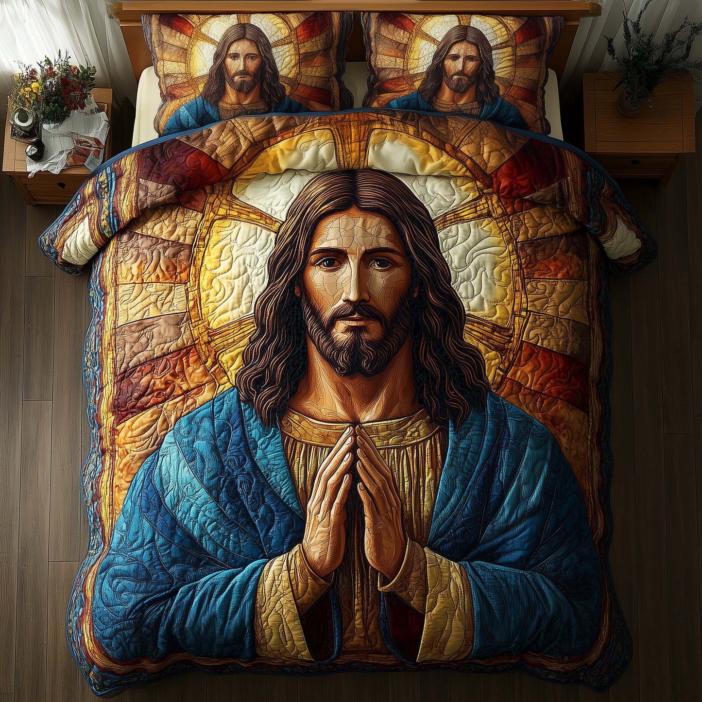 Faith In Jesus Duvet Cover Set GFTONL7057