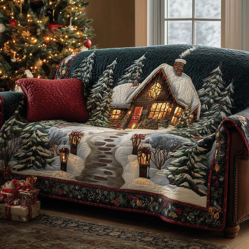 Peaceful Cabin Quilted Sofa Cover GFTONL7107