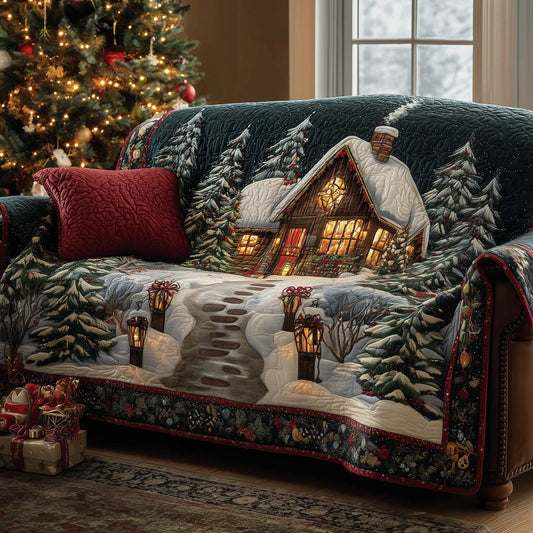 Peaceful Cabin Quilted Sofa Cover GFTONL7107