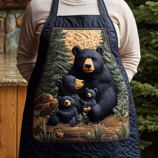Bear Family Quilted Apron GFTONL7145