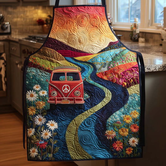 Vintage Wanderlust Quilted Apron GFTONL7152